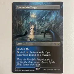 MTG ~ Gloomlake Verge (Borderless) ~ Duskmourn: House of Horror ~ NM ~ Rare - Image 1