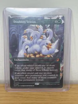 *NEAR MINT - Doubling Season: Anime/Borderless | Magic The Gathering MTG WOE #81 - Image 1