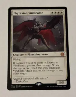 MTG Phyrexian Vindicator - Phyrexia: All Will Be One LP - Image 1