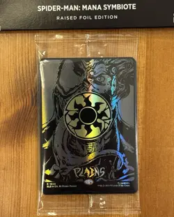 Mana Symbiote Raised Foil, Sealed Cellophane, MTG Spider-Man Secret Lair, Venom - Image 2