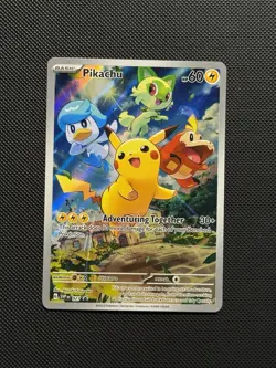 Pikachu 027 Promo Holo SVP Black Star Promo Paldea Evolved Pokemon TCG NM B - Image 1