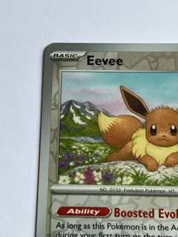 Eevee 74 / 131 Pokemon S&V Prismatic Evolutions 2025 Near Mint Reverse Holo - Image 5