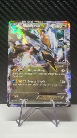 Pokemon TCG Black Kyurem Ex Boundaries Crossed 101/149 Ultra Rare NM. - Image 1