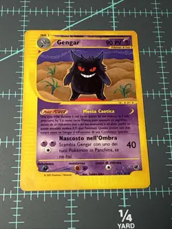 Gengar 048/165 Expedition Base Set Non Holo Rare Pokemon TCG Nintendo ITALIAN - Image 1