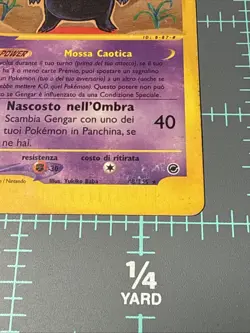Gengar 048/165 Expedition Base Set Non Holo Rare Pokemon TCG Nintendo ITALIAN - Image 4