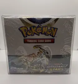 Pokemon SWSH: Brilliant Stars & Lost Origin Booster Box with Protective Sleeve - Image 1