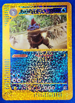 Feraligatr Jumbo Expedition Near Mint 2/12 Reverse Holo Box Topper 2002 Pokemon - Image 2