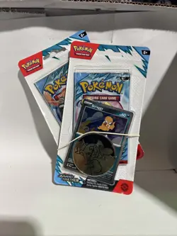 Pokemon Scarlet & Violet: Journey Together Blister Booster Pack Scraggy w/ Coin - Image 1