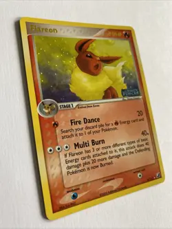 Flareon Reverse Holo Rare | EX Unseen Forces | #5 | Stamp | Chase | Pokemon TCG - Image 2