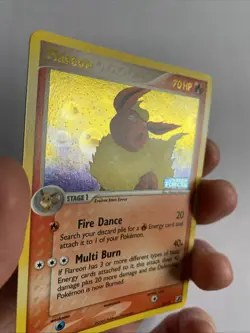 Flareon Reverse Holo Rare | EX Unseen Forces | #5 | Stamp | Chase | Pokemon TCG - Image 5