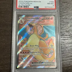 Charizard ex 183/165 Scarlet & Violet 151 Ultra Rare Holo Pokemon TCG PSA 8 - Image 1