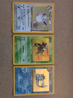 Pokemon TCG Jungle Holo Lot of 3 MP-HP Unlimited 1999 - Image 1