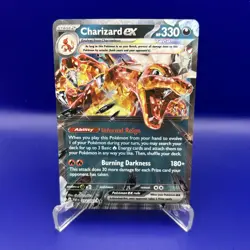 Charizard EX 054/091 Paldean Fates Double Rare Pokemon Scarlet & Violet - Image 1