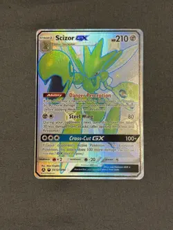Pokemon TCG Scizor GX SV72/SV94 Hidden Fates: Shiny Vault Holo Rare 2019 NM - Image 1
