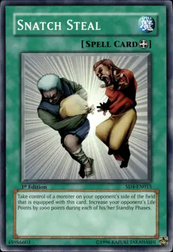 Snatch Steal - 1st Edition SD4-EN015 - NM - YuGiOh - Image 1