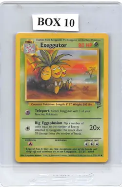 Exeggutor 39/130 - UNCOMMON - VINTAGE WOTC Pokemon CARD - BASE SET 2 - LP - Image 1