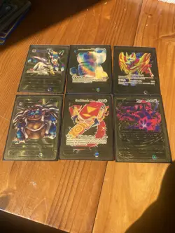 CUSTOM Fanmade Pokemon Artwork Gold Foil Card - 6PC LOT Blastoise, VMax GX V - Image 1