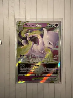 Pokemon Go TCG Mewtwo VSTAR Card 031/078 Near Mint Condition - Image 1