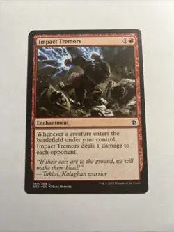 Impact Tremors - Dragons of Tarkir MTG Plus Bonus Card!!! - Image 1