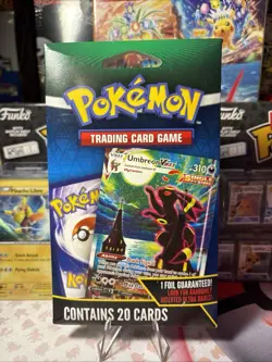 POKEMON TCG 25 Card Walmart Pack - Sealed - Moonbreon VMax Alt Chase Umbreon - Image 1