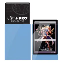 60 Ultra Pro GLOSS LIGHT BLUE DECK PROTECTOR Small Game Card Sleeves Yugioh tcg - Image 3