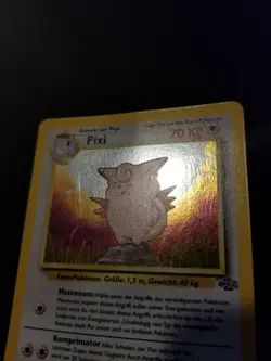 Clefable Jungle Holo 1/64 German Pokemon Card Vintage (Read Description) - Image 4