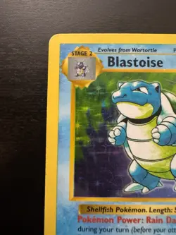 Blastoise 2/102 Shadowless Holo Rare Base Set Pokemon Card DMG - Image 2