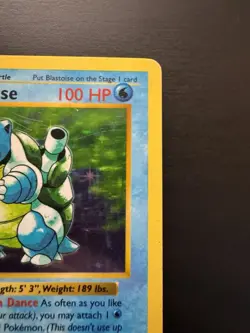 Blastoise 2/102 Shadowless Holo Rare Base Set Pokemon Card DMG - Image 3