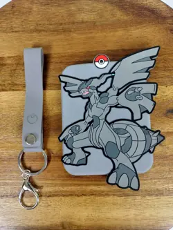 Zekrom Pokemon Tcg Silicone Card Display Keychain Nintendo - Image 1