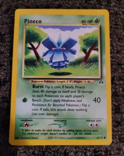 PINECO Neo Discovery Set 61/75 Pokemon Card LP - Image 1