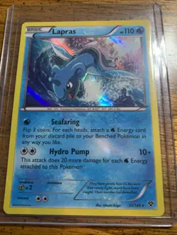 Pokemon TCG Lapras Holo Rare Card 35/146 XY Base Set - Image 1