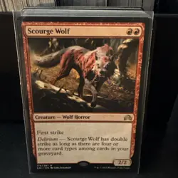 Scourge Wolf Shadows Over Innistrad Magic MTG Creature CARD 1x (179/297) - Image 1