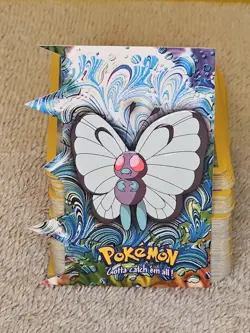 2000 Topps Pokemon TV Animation Series 2 #12 Butterfree Die Cut Card EV3 of 12 - Image 1