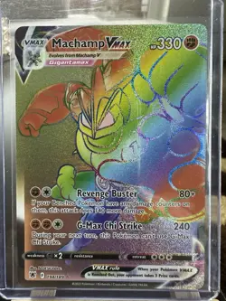 Pokemon TCG Machamp VMAX Card Art 194/189 Near Mint Condition Pack Fresh - Image 1