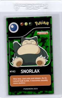 Snorlax Peruvian pokemon card - Image 1