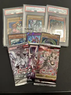 Yu-Gi-Oh! Mystery bundle - Slab - Promo Card - 3 Random booster packs + 25 Holos - Image 1