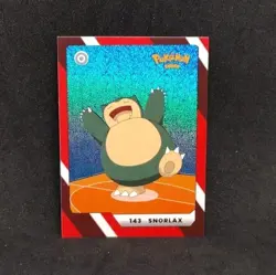 2025 Pokemon Kanto Full House - Blue Holo Foil - Laughing Snorlax #143 Card - Image 1