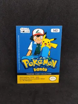 2025 Pokemon Kanto Full House - Blue Holo Foil - Laughing Snorlax #143 Card - Image 2