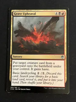 1x Grave Upheaval (31) Commander 2016 MP MTG Magic the Gathering x1 MKE - Image 1