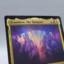 Pramikon Sky Rampart Foil MTG Commander 2019 Legendary Wall C19 047/302 - Image 2