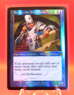 Bruvac the Grandiloquent Serialized #304/500 Ravnica Remastered NM MTG - Image 1