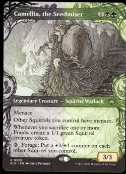 1x Camellia, the Seedmiser (Showcase) - Bloomburrow NM - MTG - Image 1