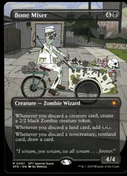 1x Bone Miser (Borderless) - Special Guests NM - MTG - Image 1