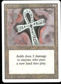 1x Ankh of Mishra - Revised Edition - NM - MTG - Image 1