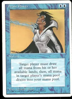 1x Drain Power - Fourth Edition - LP - MTG - Image 1