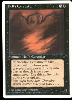 1x Hell's Caretaker - Chronicles - NM - MTG - Image 1