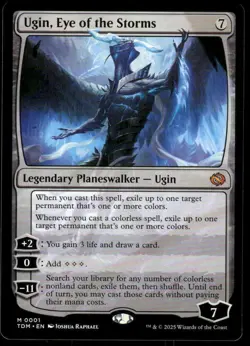 1 x Ugin, Eye of the Storms - Tarkir: Dragonstorm NM-Mint - MTG - Image 1