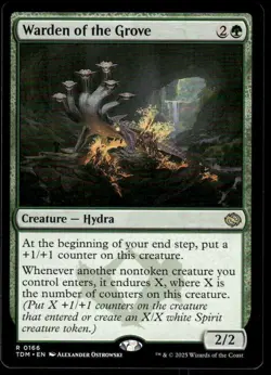1 x Warden of the Grove - Tarkir: Dragonstorm NM-Mint - MTG - Image 1