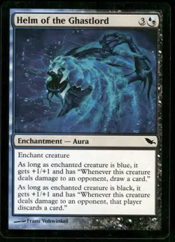 1x Helm of the Ghastlord - Shadowmoor - NM - MTG - Image 1