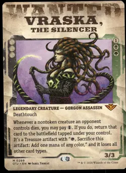 1x Vraska, the Silencer (Showcase) - Outlaws of Thunder Junction - NM - MTG - Image 1